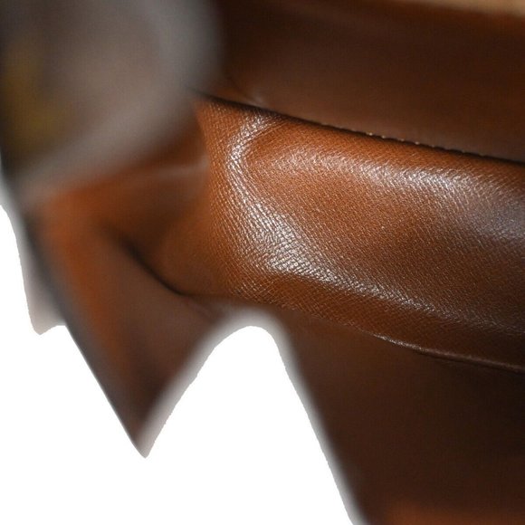 LOUIS VUITTON Saint Cloud MM Shoulder Bag Monogram Leather Brown M51243 33SH496 - Picture 8 of 16